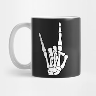 Rock n' Roll Skeleton Hand Mug